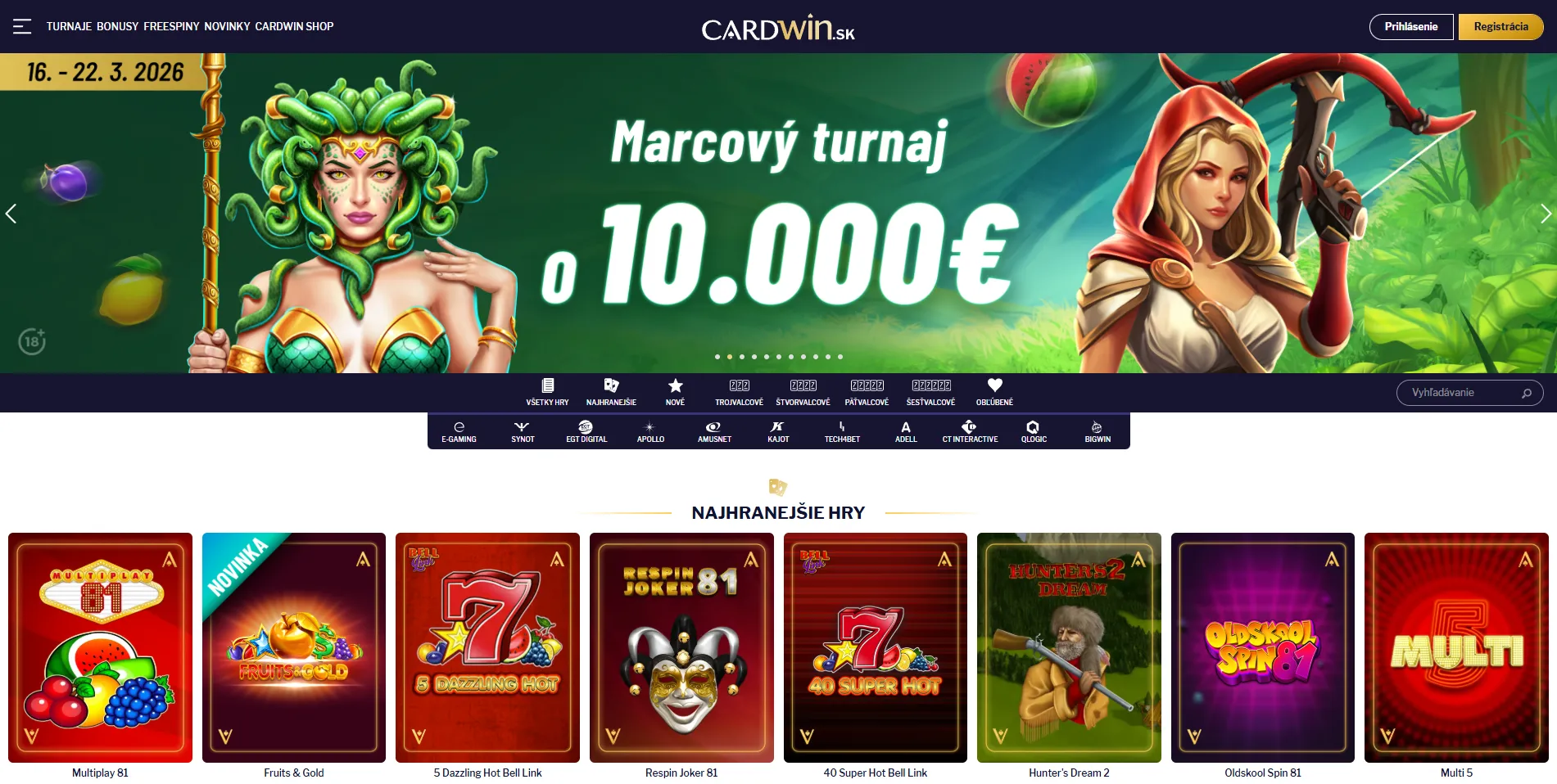 Nove slovenske online casino – bonusy a podmienky ich využitia